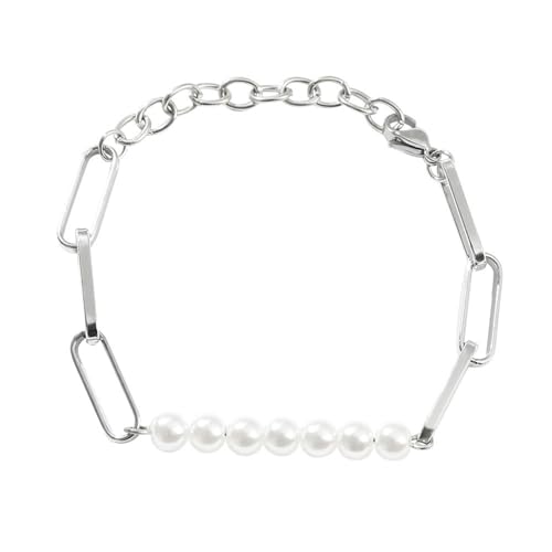 Collier de perles femmes chaine clavicule geometrique chaine pull polyvalente ISCBAFYX