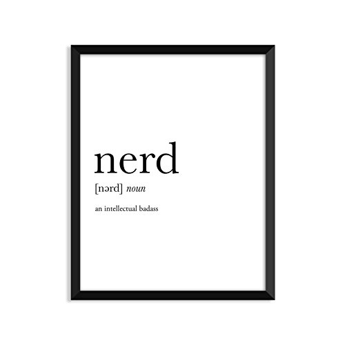 Nerd definition - Unframed art print poster or greeting card