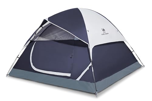 CAMEL CROWN 4/5/6 Person Camping Dome Tent with Removable...