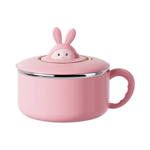 Ensaladera grande de acero inoxidable - Vajilla para fideos drenantes de 1200 ml, recipiente de alimentos portátil | Sopa de arroz Frutas Verduras Dormitorio Casa desplazamiento Lugar de la