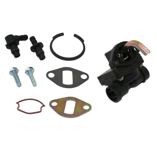 Kit pompe à carburant pour moteurs CH 11-16HP, construction en plastique durable améliorant le débit de carburant et l'efficacité du moteur, compatible avec 12 559 02-S/12 559 01-S/12 393 03, noir