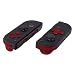 Soft Touch Red D-pad ABXY Keys SR SL L R ZR ZL Trigger Buttons Springs, Replacement Full Set Buttons Fix Kits for Nintendo Switch Joycon (D-pad ONLY Fits for eXtremeRate Joycon D-pad Shell)