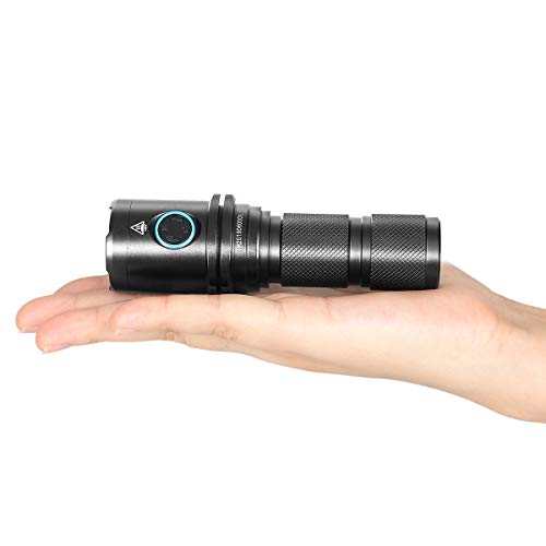IMALENT DM70 Compact EDC Flashlight, with XHP70.2 LED Super Bright 4500 Lumens Rechargeable Flashlight, High Lumens Torch Handlight with 21700 5000mAh Battery