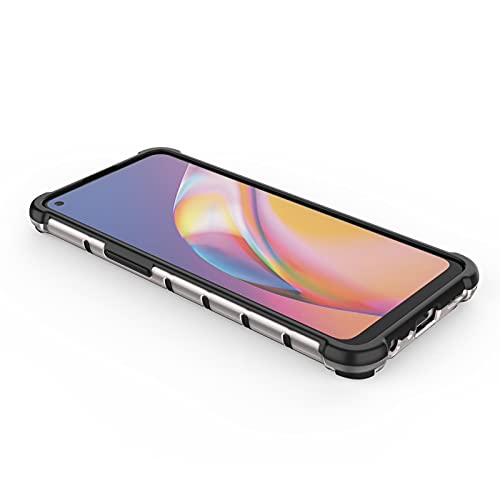 Image of Glasgow | for Oppo A94 Stylish Look Pattern Back Case Cover for Oppo A94 - Black