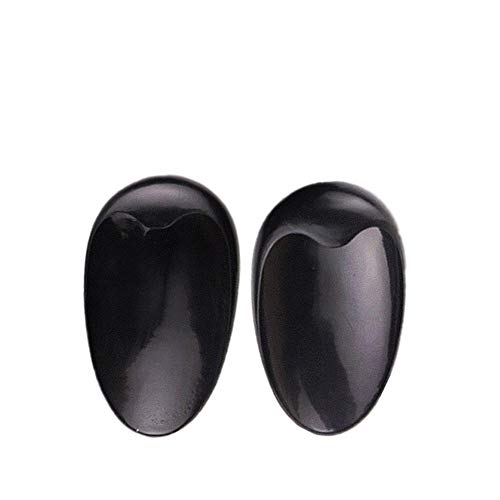 3 Pairs Black Hair Coloring Earmuffs Special Hairdressing Salon Ear Protection Rubber Earshield Hair Dye Ear Cover Caps Hair DIY Accessories for Barber Kit Universal Size