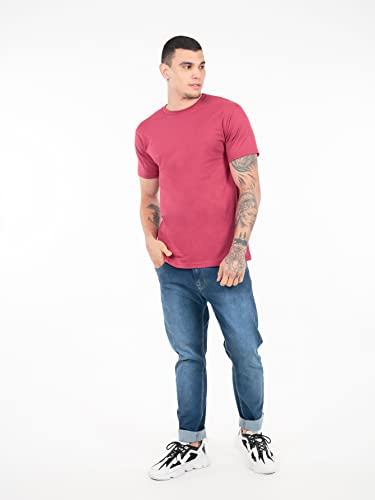 Kit 6 Camisetas 100% Algodão (preto, branco, grafite, musgo, chumbo, vinho, G)