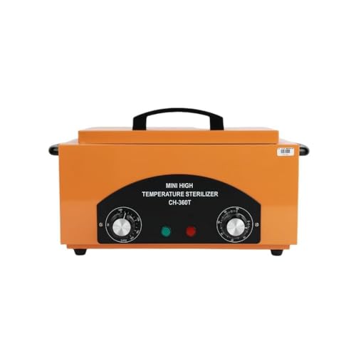 1.5L ミニ高温オートクレーブマシン高温滅菌器 乾燥機能 (イエロー)