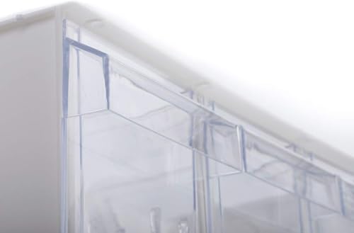 Westmark Schüttengehäuse, Mit drei Schütten, Fassungsvermögen: je 1 l, Kunststoff, Milano, Transparent/Weiß, 76072240 – Ansicht 5