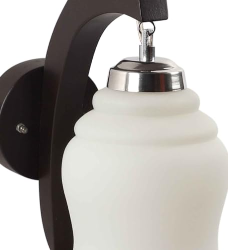 Image of SINOMAN Wall Light for Living Room Modern /Wall Lamps for Bedroom /for Living Room /Wall Lights for Home Decoration /Bedside Wall lamp (Wooden Frosted Light, Without Bulb)