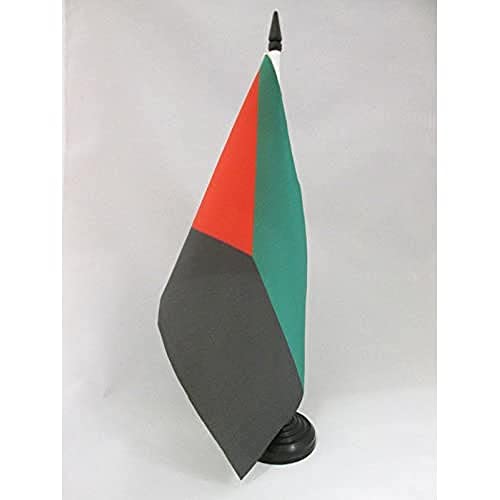 Az Flag Bandiera Da Tavolo Martinica Indipendentista 21X14Cm - Piccola Bandierina Martinique 14 X 21 Cm