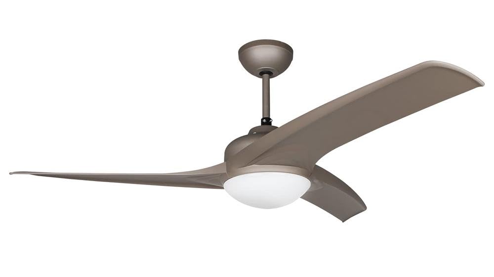 Orbegozo CP 93105 - Ventilador de techo con luz, mando a distancia, 105 cm de diámetro, altura de 41 cm, 3 velocidades de ventilación, silencioso, 50 W