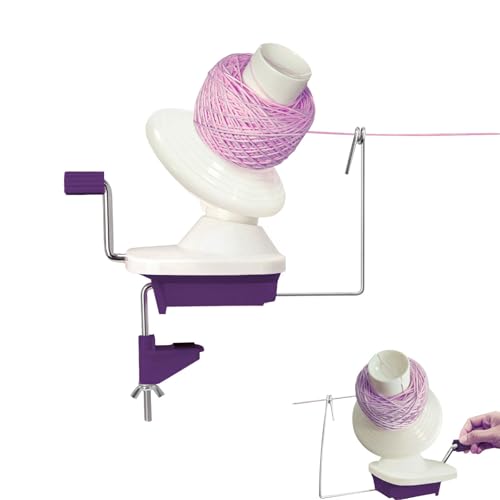Yarn Ball Winder for Crocheting: Yarn Winder for Crocheting & Yarn Spinner for Knitting Hand Operated