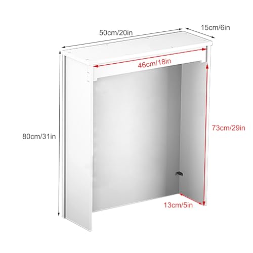 Cubre radiador de pared para ocultar tuberías feas con un mueble compacto 3
