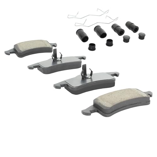 Image of QUALITY-BUILT Rear Ceramic Brake Pads, Premium 1001-0791C, Compatible with 1999-2004 Jeep Grand Cherokee