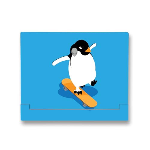 Image of MightySkins Skin Compatible with Alienware X14 R2 (2023) Full Wrap Kit - Skater Penguin | Protective, Durable, and Unique Vinyl Decal wrap Cover | Easy to Apply & Change Styles | Made in The USA