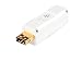 iFi iPurifier3 USB Audio and Data Signal Filter/Purifier (USB Female Type A, White)