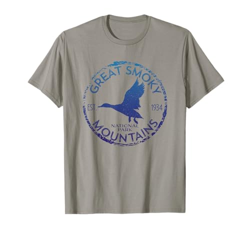 Grandes Montañas Ahumadas Parque Nacional Pato Agua Falta Birder's Camiseta