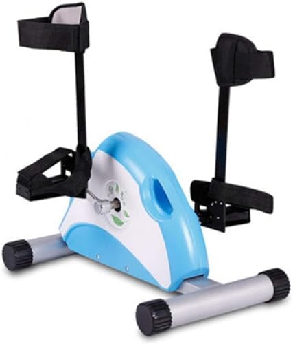 Image of Electric Pedal Portable Under Desk Bike Pedal Exerciser Mini Exercise Bikes with Adjustable Resistance Rehabilitation Exercise for Arm Leg Exercise Office Workout, Without Bracket