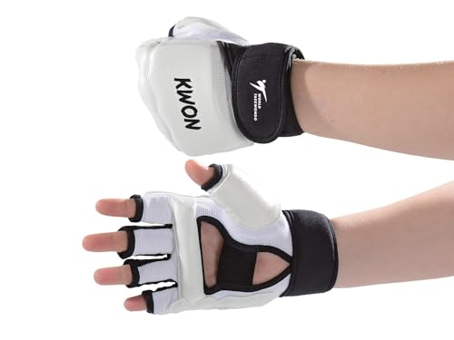 KWON Boxhandschuhe Handschutz WT World TKD, weiß, S, 4009001