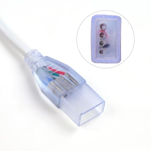 Image of Yescom BiLume RGBW 5-Set 3ft 4-pin Neon Rope Light Connector Jumper Cable