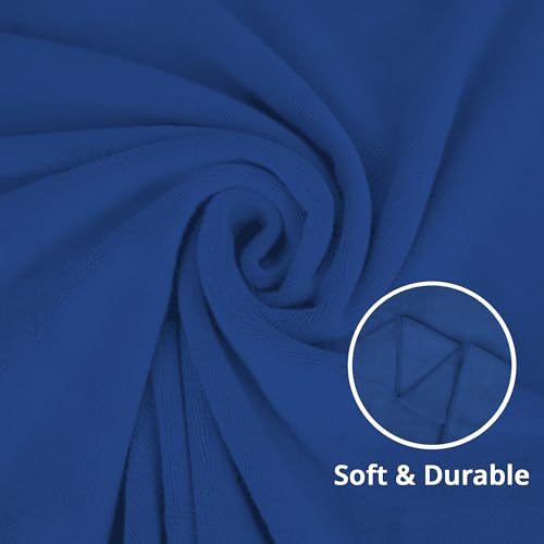 Image of 400 GSM Microfiber Cloth for Car Drying (Pack of 2) - 60x40cm Car Cleaning Cloth Superior Softness, Super Water Absorbent Towel for Car, Bike and Household Cleaning - Navy Blue