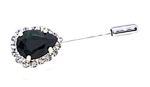 Spilla Per Cravatta Blu Con Cristalli - Made In Italy, Nickel Free, Per Sposi E Cerimonie - Foto 12