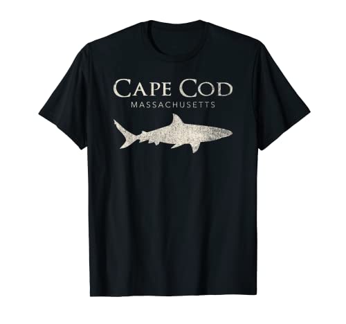 Camiseta retro Cape Cod MA Shark Camiseta