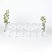Produktbild gouveo 12er Set Glasvasen Clear-Bottle 30 - Mini Blumenvasen aus Glas - Kleine Deko-Vasen für Zuhause, Hochzeiten, Geburtstage, Feste