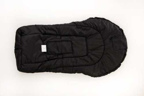 Kaiser 6534725 - Kuschelsäckchen Fleece für Schalensitze der Gruppe O Farbe: schwarz