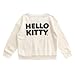 Hello Kitty Sanrio Girls French Terry Sweatshirt and Skort Skirt 2 Piece Set for Big Kids
