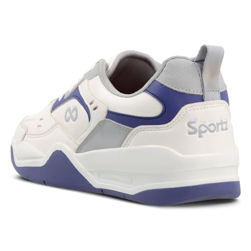 Image of WALKAROO Colourblocked Sneakers for Men's|Comfortable Insole and Secured Lace-Up Closure |Stylish Sneakers for Everyday Wear|WY3477