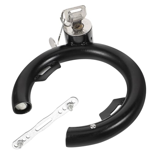 Happyyami 1 Set Sturdy Multi Function Round Electric Bicycle Lock Theft Safety Device for Bikes Mountain Bikes and Scooters Durable for Use