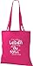 Produktbild ShirtInStyle Stoffbeutel Baumwolltasche Typo Genieße Das Leben Ständig, Denn Du Bist Länger Tot Als Lebendig, Farbe Pink