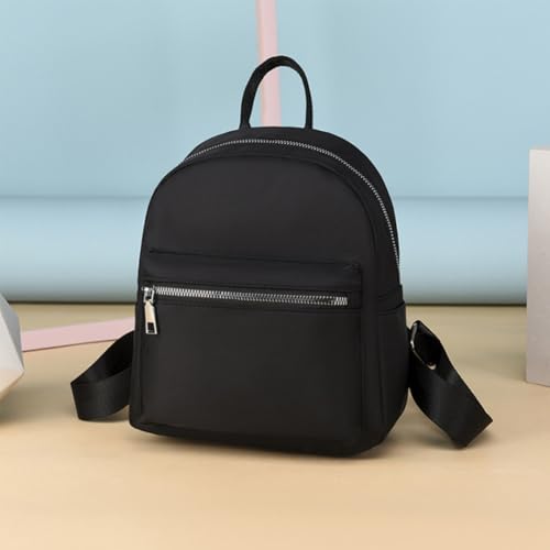 Mochila de tela oxford con correas ajustables doble uso estilo sencillo 5