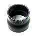 Squirrelly 4.0" to 3.5 inch Silicone Coupler Straight Reducer Intercooler Hose Intake Piping 3-Ply (Black)