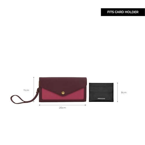 Image of Miraggio Gemma Wallet For Woman With Snap Button Closure | Women Wallet | Gift Items For Women