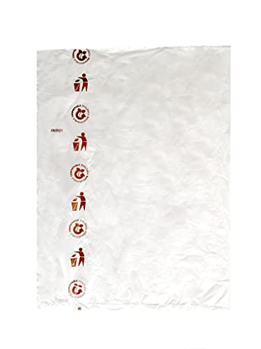 PAMPOLS Pack 300 Bolsas Biodegradables Transparentes | Ideales Para Almacenar Productos a Granel como Frutos secos, Frutas y Verduras, etc. | Medidas 25x35 cm con Espesor de 50 galgas