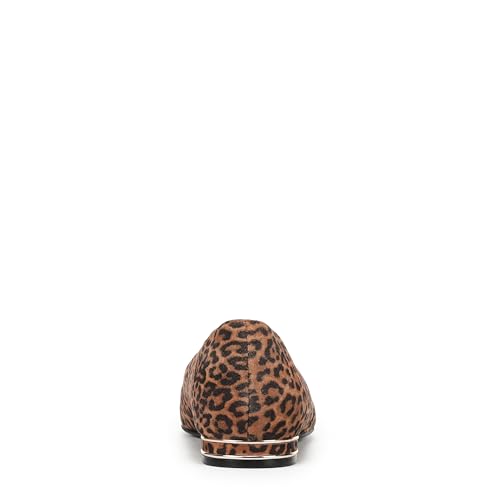 Image of Naturalizer Women's Havana Ballet Flat Brown Leopard Print Suede 9 W