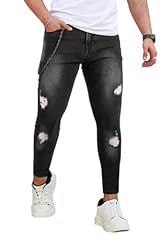 Black Ripped With Chain