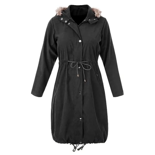 Veste de portage avec col en fourrure et coton premium - 6