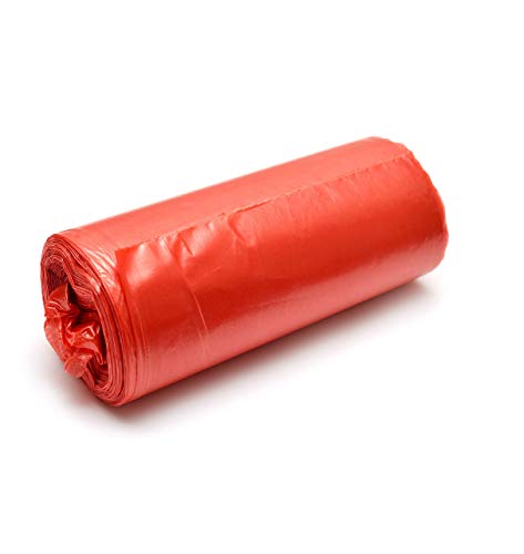 Image of Oakridge Heavy Duty 40 Gallon Biohazard Waste Disposal Bags (Roll of 10) - Professional Grade