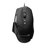 Logitech G G502 X Wired Gaming Mouse - LIGHTFORCE Hybrid Optical-Mechanical Primary switches, Hero 25K Gaming Sensor, Compatible with PC - macOS/Windows - Black