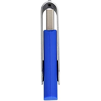 KOOTION 10 X 1GB USB Flash Drive 1gb Flash Drive Swivel Thumb Drive Memory Stick Keychain Design Blue