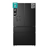Hisense American Style Fridge Freezer 60/40 Total No Frost - Black - RF749N4SWFE
