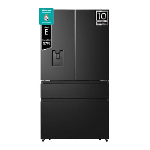 Hisense American Style Fridge Freezer 60/40 Total No Frost - Black - RF749N4SWFE