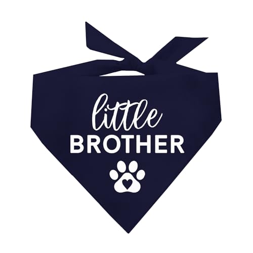 Little Brother Family Matching Dog Bandana (218 Navy, OS)