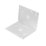 Cabilock 6 pièces Boîte de Rangement CD Dvd Transparente Étui Portable avec Insert pour...