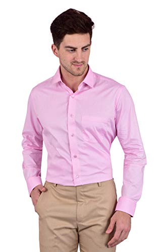 Buy Bleu Velvet Men's Pink Colour Solid 