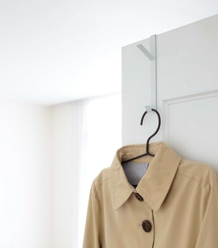 Image of YAMAZAKI Home Smart Over The Door Hook - Hanging Coat Rack - Steel