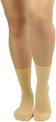 Image of ToBeInStyle Womens Pack of 6 Trouser Solid Print Anklet Socks